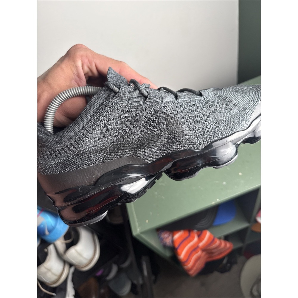Nike Air VaporMax Flyknit Shoes Mens Size 8.5 Black Running Sneakers DV1678-006 - Picture 11 of 11